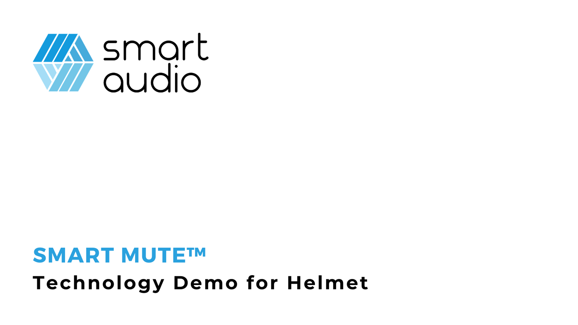 Smart Audio Helmet Demo